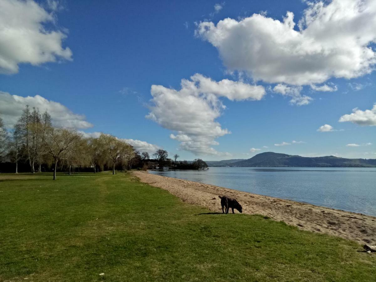 Great View Near Rotorua Lake Exterior photo